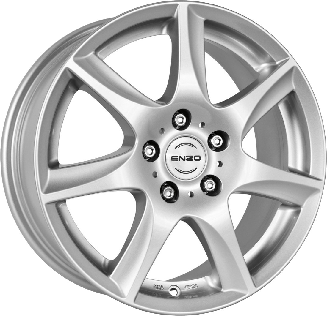 Enzo W Silver 5.5x14 ET35 - LK4/108 ML70.1 | Felge - Alu - RSU.de