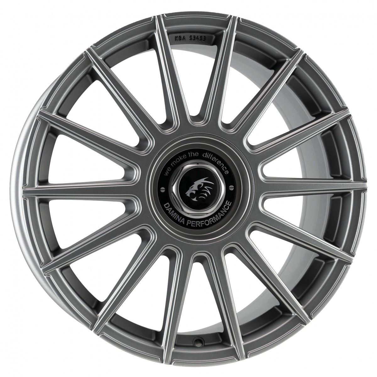 Damina Performance Dm09 Matt Grey Inlay Black 8 5x19 Et35 Lk5 112