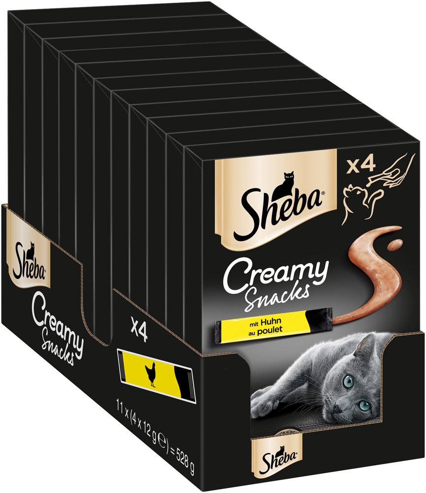 sheba creamy snacks huhn